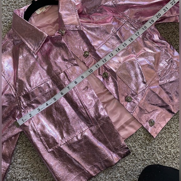Barbie pink shiny jacket size small - Picture 10 of 10